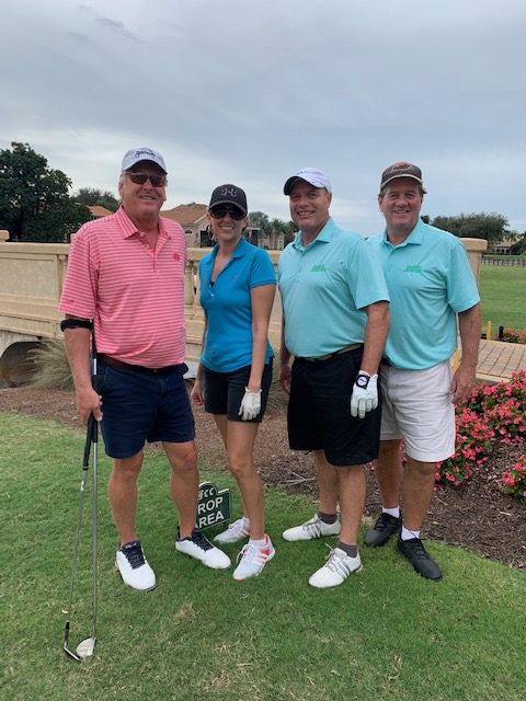 Jillian and company on golf course