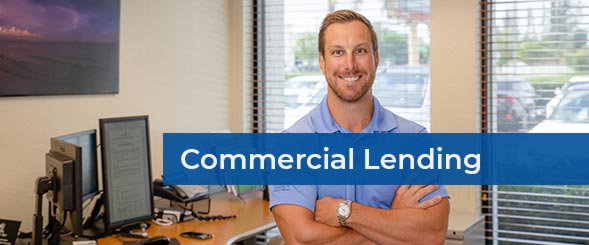 Commercial Lending banner with Kyle DeCicco