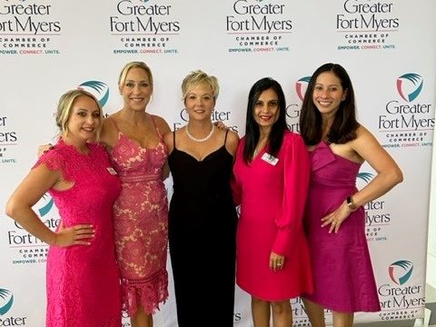 Chamber awards-diane, amy, beth, puja, veronica