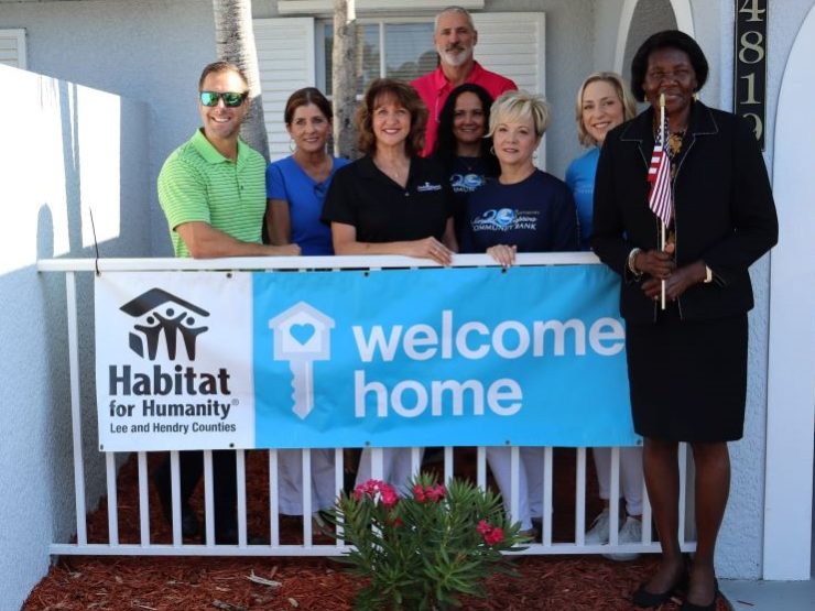 Habitat – Oliana home dedication- Oliana & team